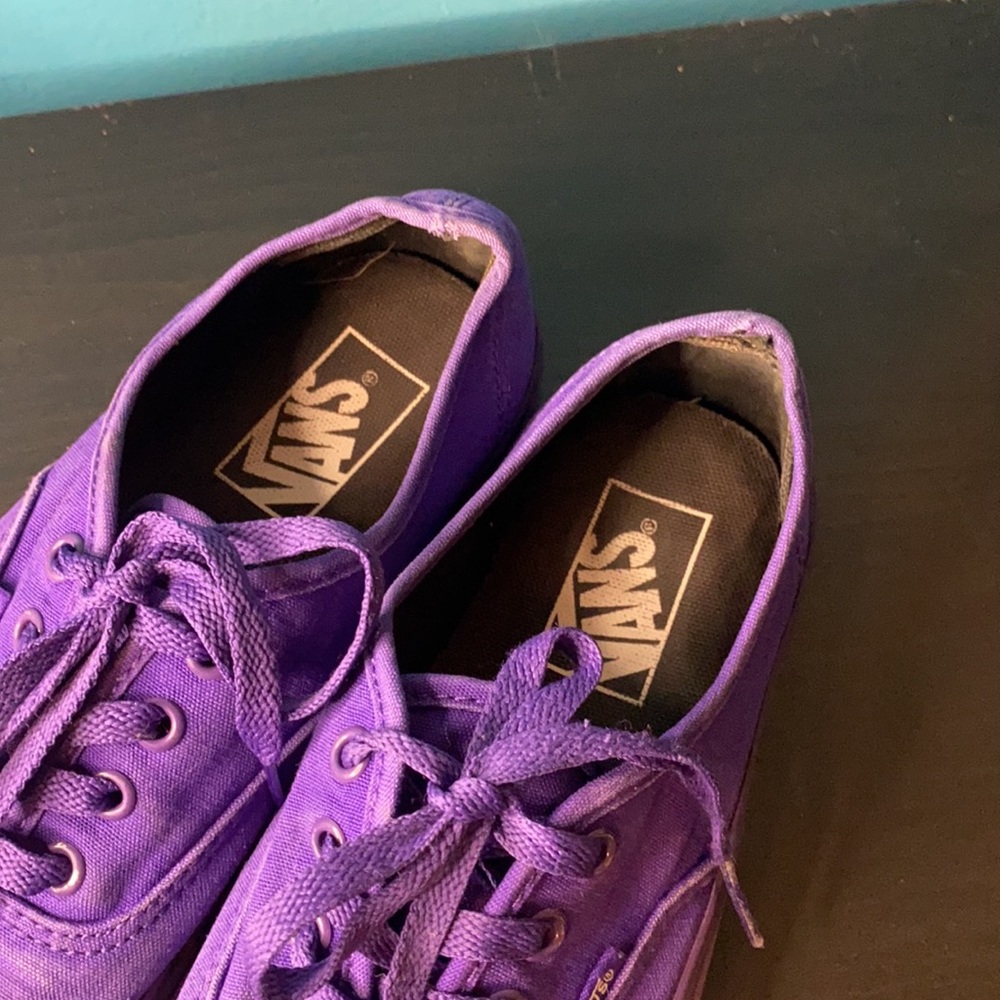 Vans Solid Purple Sneakers - image 2